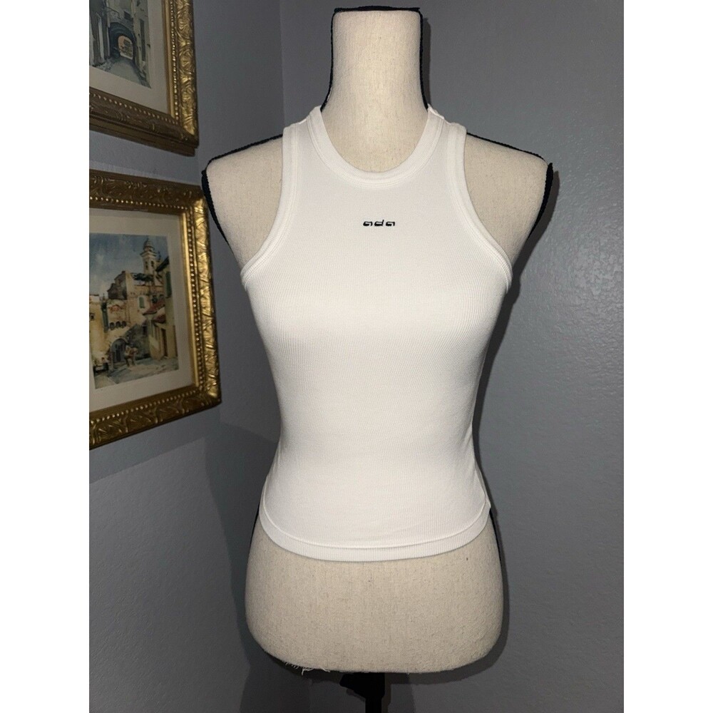 Y2K Adanola Women's Cami Sz Small Tank Top Fairy Retro Sporty Preppy